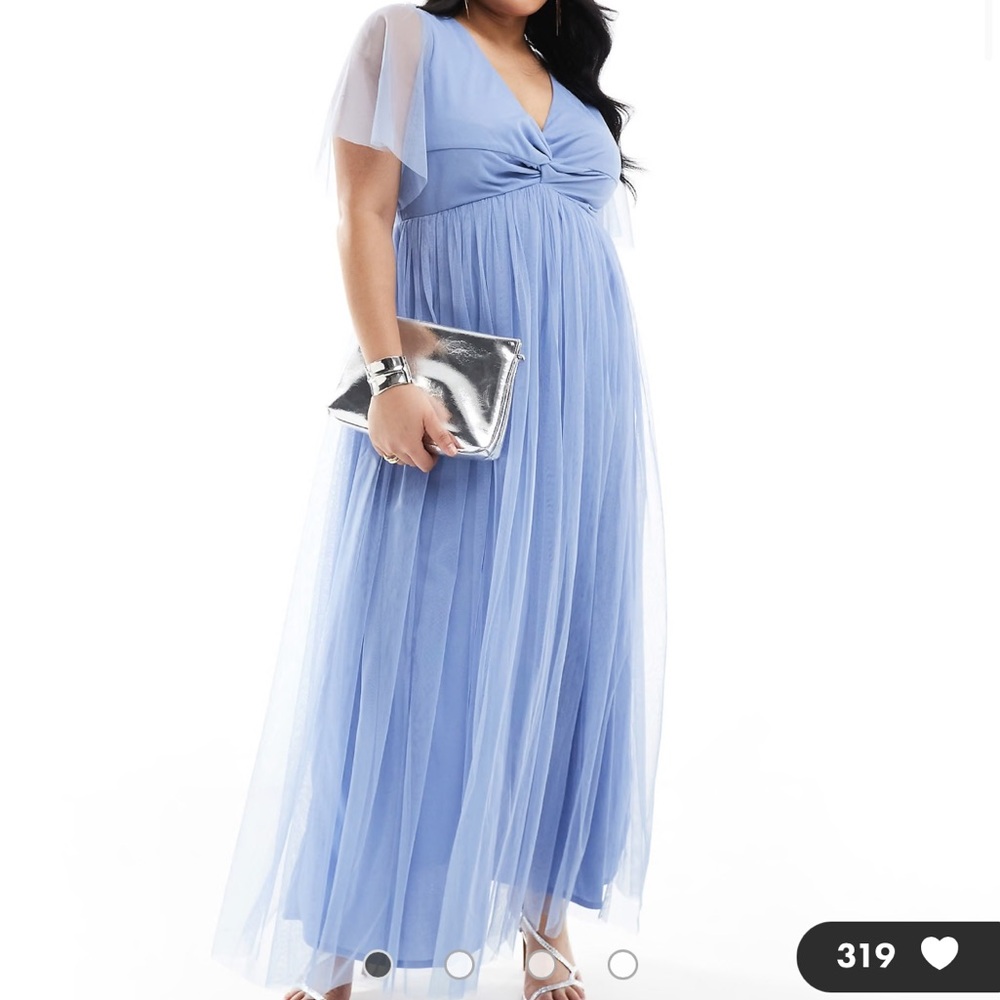 Anaya with Love Blue Bridesmaids Dress NWT